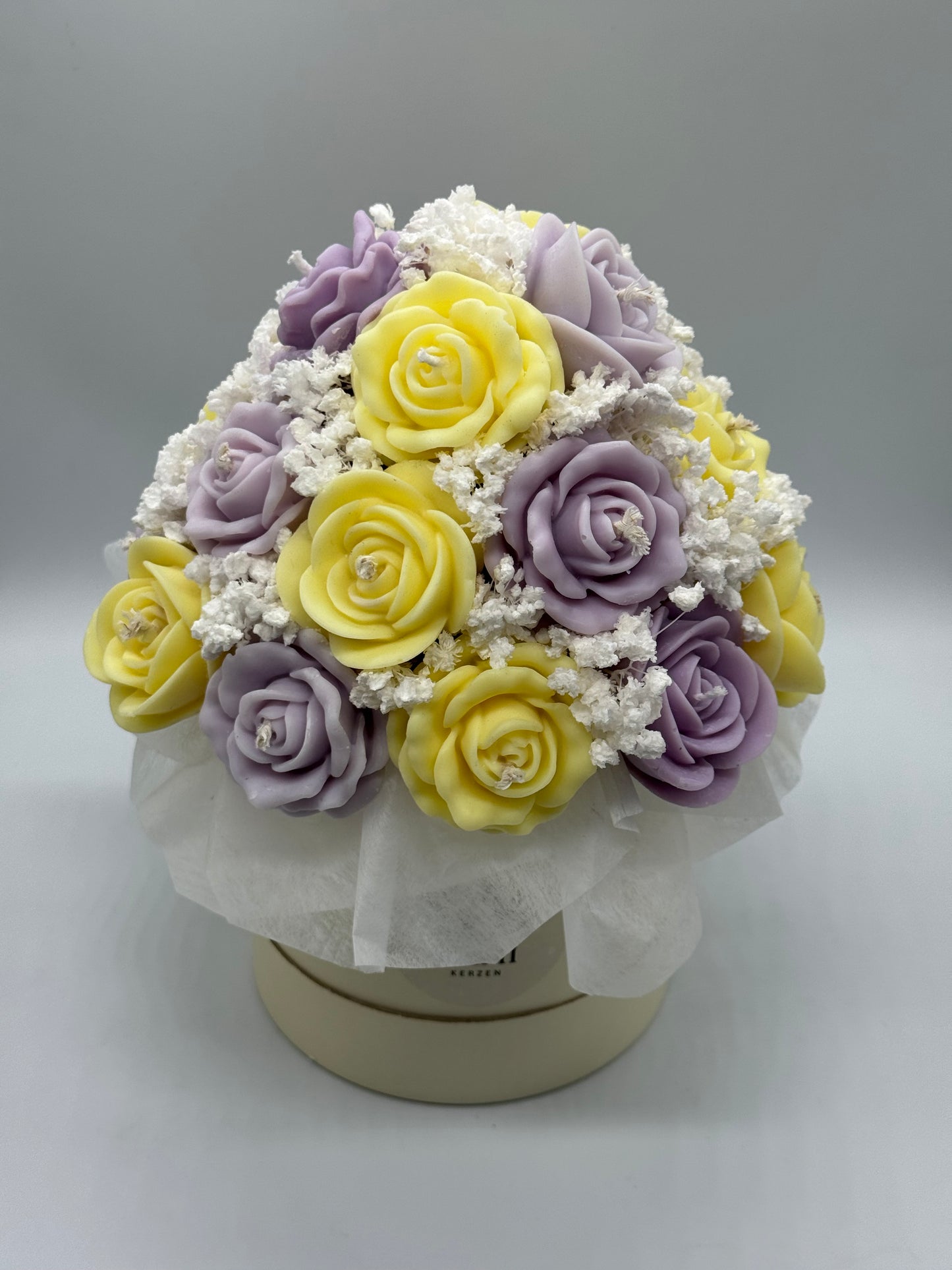 Soft Roses Wax Bouquet