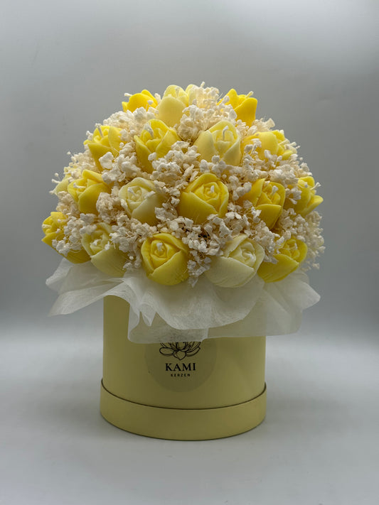 Pure Tulips Wax Bouquet