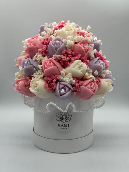 Pure Tulips Wax Bouquet