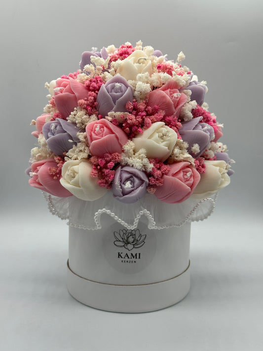 Pure Tulips Wax Bouquet