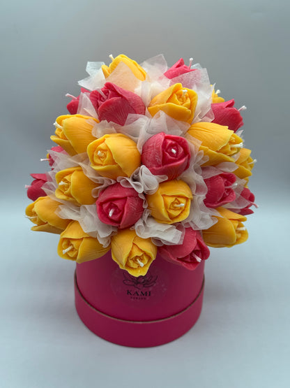 Pure Tulips Wax Bouquet