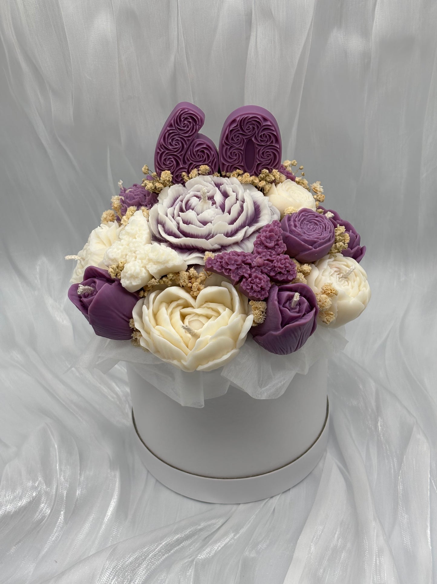 Rapswachs-Blumenstrauß "Wunschzahl"