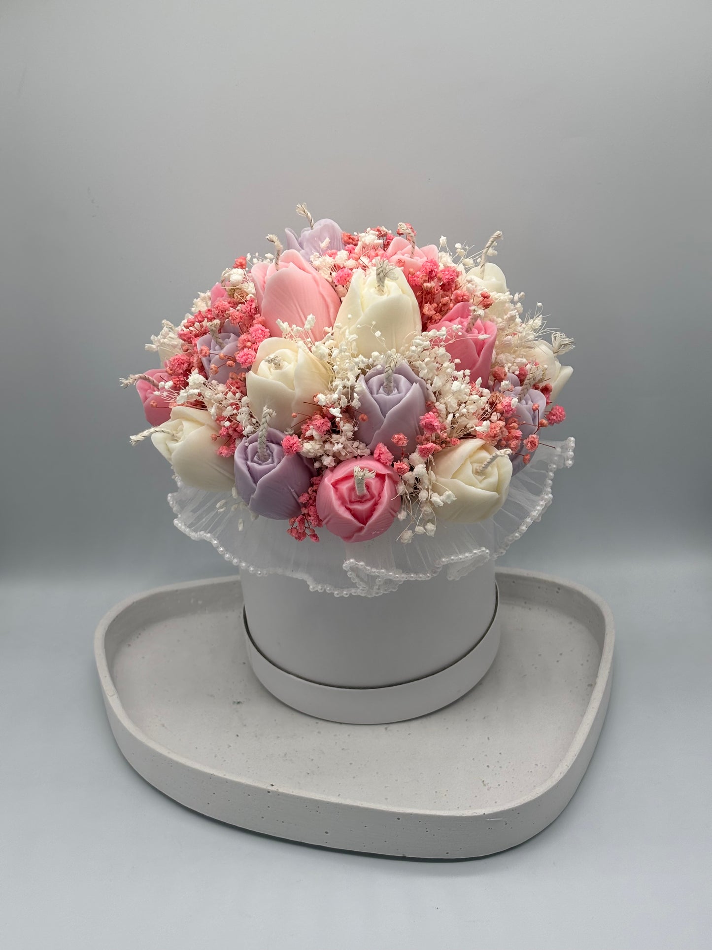 Pure Tulips Wax Bouquet