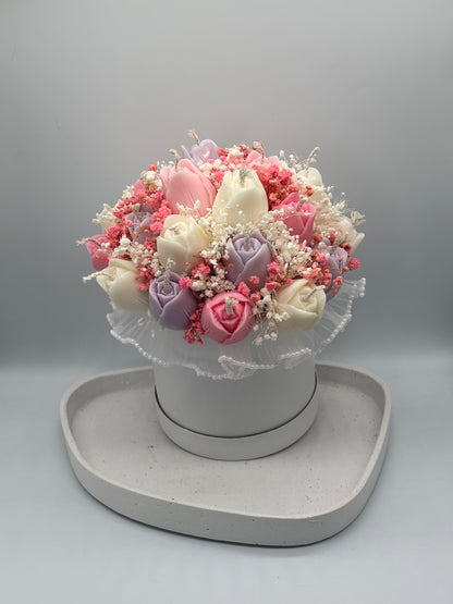 Pure Tulips Wax Bouquet
