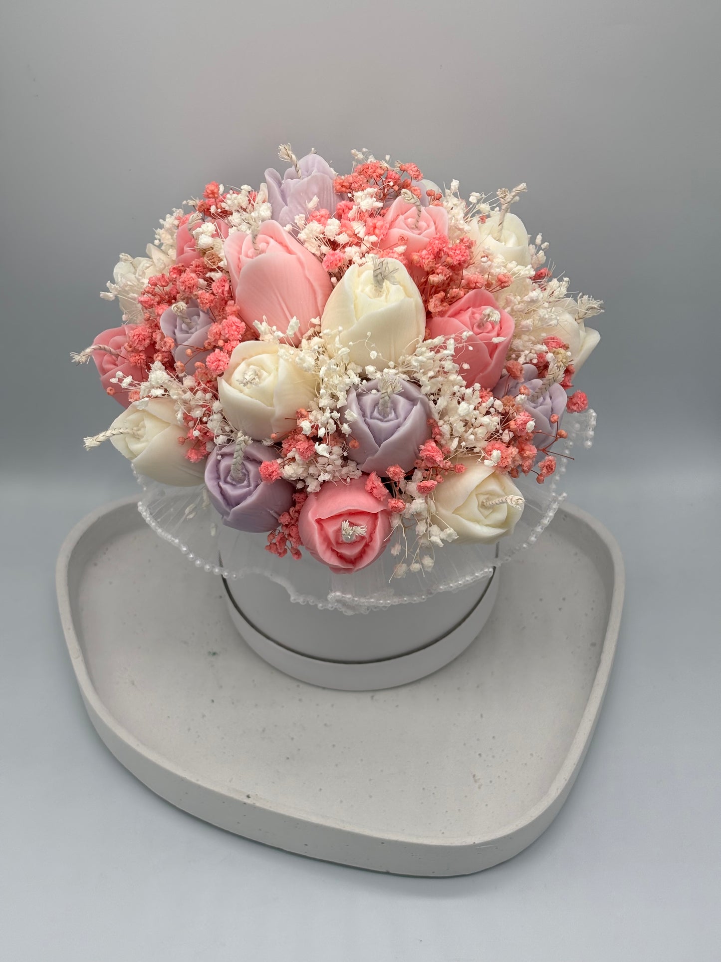 Pure Tulips Wax Bouquet