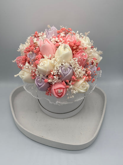 Pure Tulips Wax Bouquet