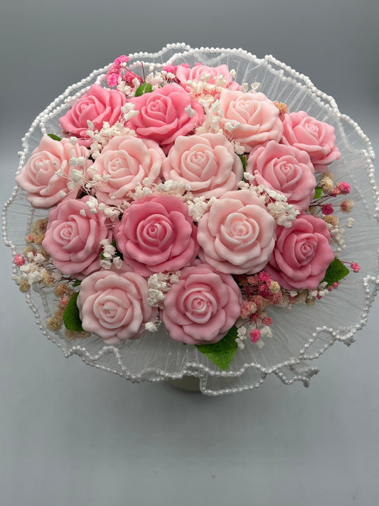 Rose Wax Bouquet